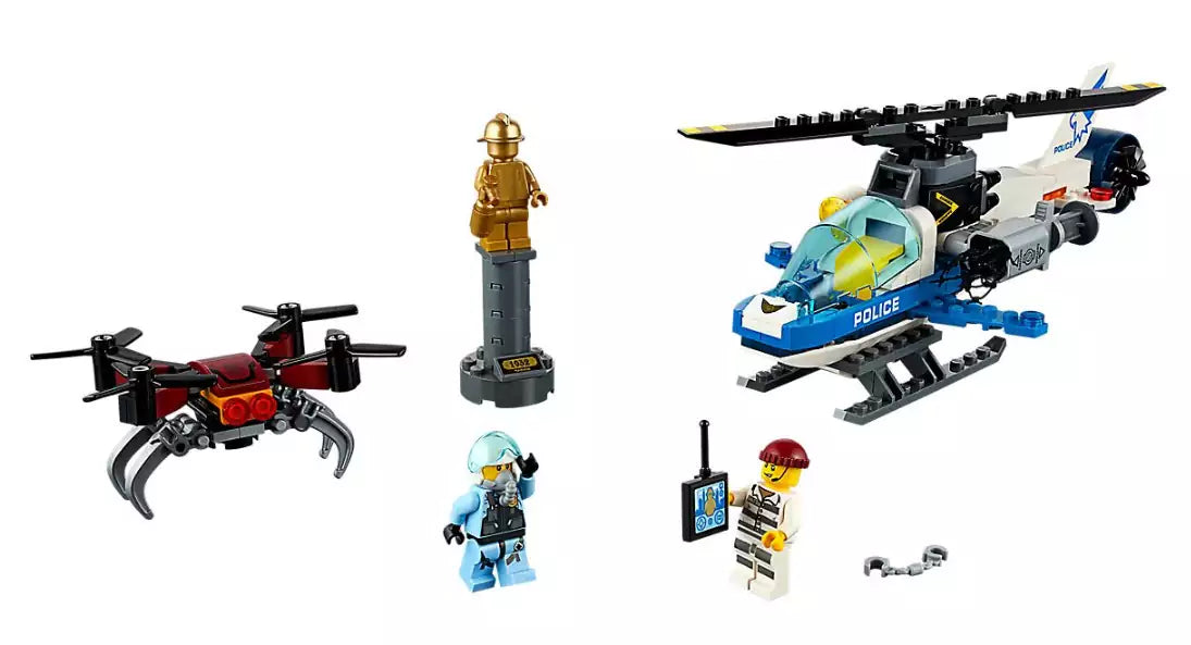 Inhalt: LEGO City 60207 Polizei Drohnenjagd