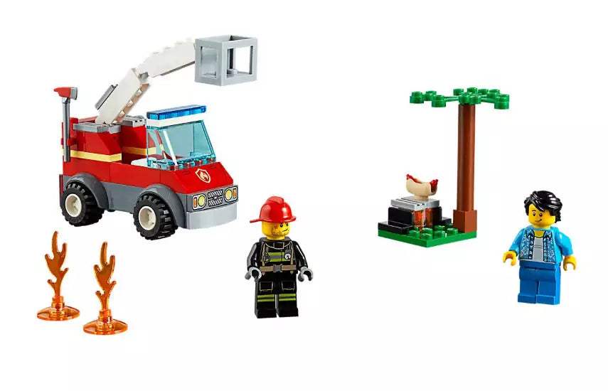 Inhalt: LEGO City 60212 Feuerwehr beim Grillfest