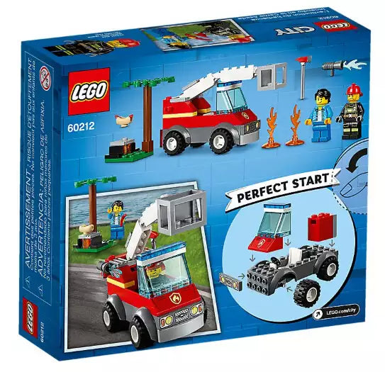 Box Rückseite: LEGO City 60212 Feuerwehr beim Grillfest
