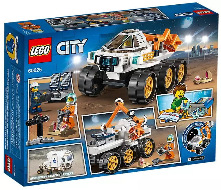 Box Rückansicht: LEGO City 60225 Rover-Testfahrt