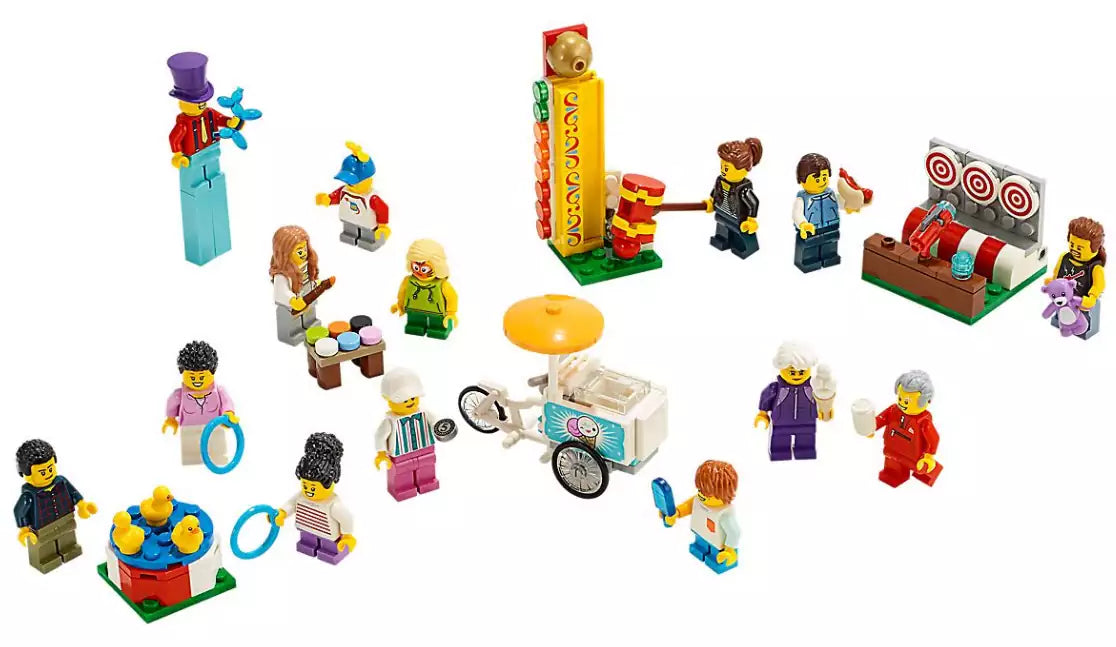 Inhalt: LEGO City 60234 Stadtbewohner – Jahrmarkt