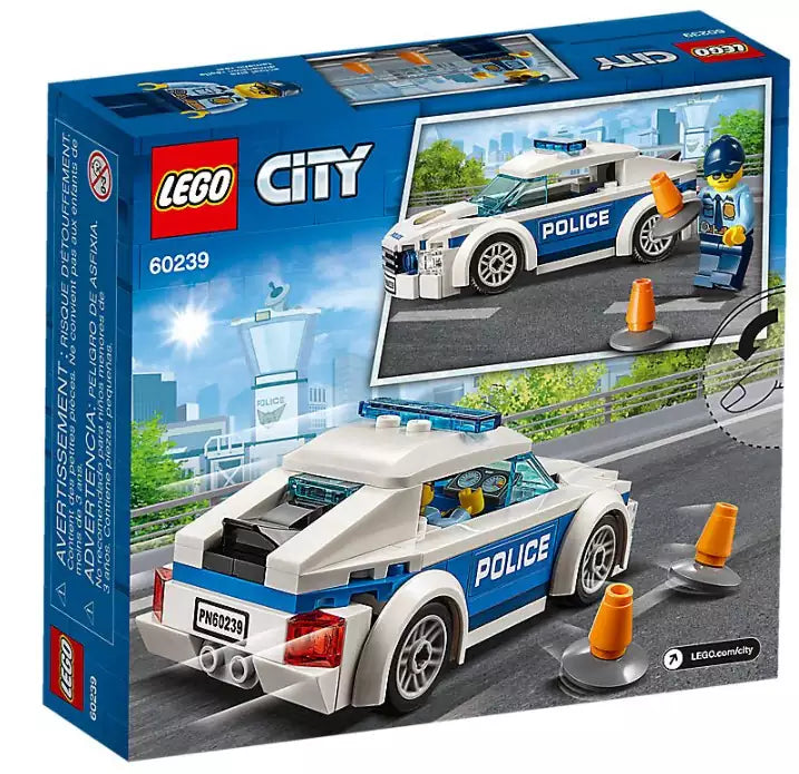 Box Rückseite: LEGO City 60239 Streifenwagen