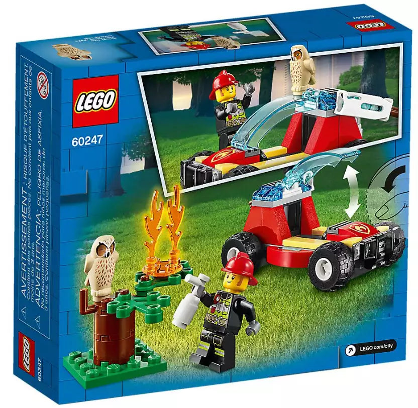 Box Rückseite: LEGO City 60247 Waldbrand