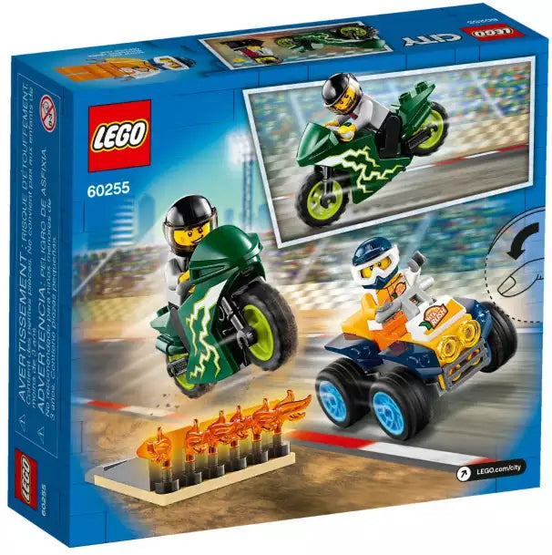 Box Rückansicht: LEGO City 60255 Stunt-Team