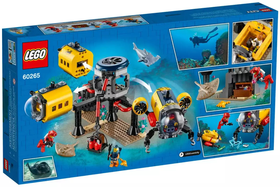 Box Rückseite: LEGO City 60265 Meeresforschungsbasis