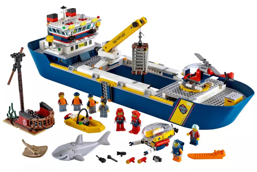 Inhalt: LEGO City 60266 Meeresforschungsschiff