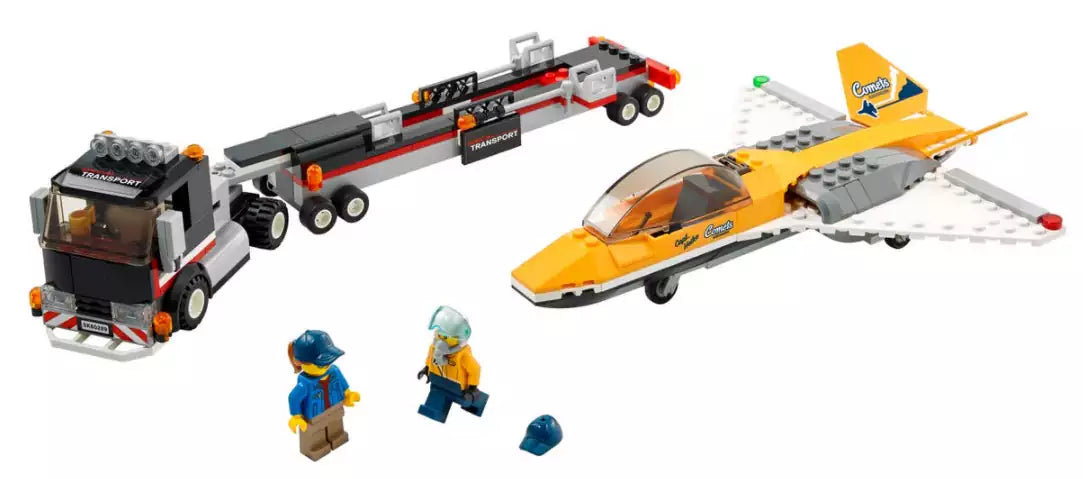 Inhalt: LEGO City 60289 Flugshow-Jet-Transporter