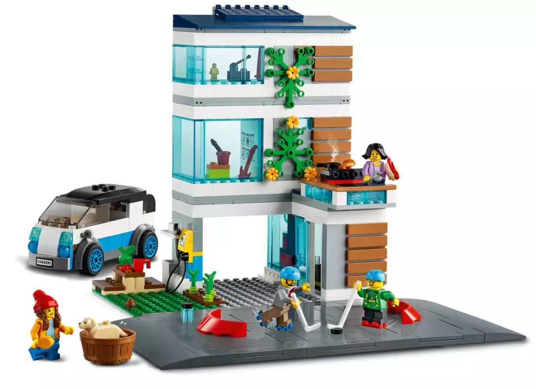 Inhalt: LEGO City 60291 Modernes Familienhaus