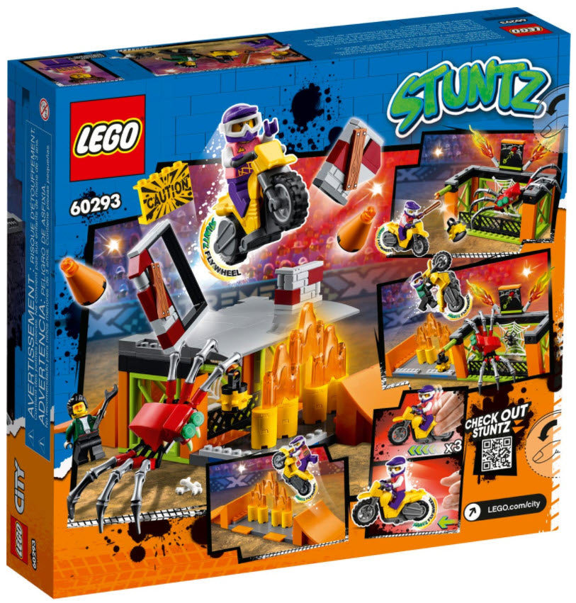 Box Rückansicht: LEGO City 60293 Stunt-Park