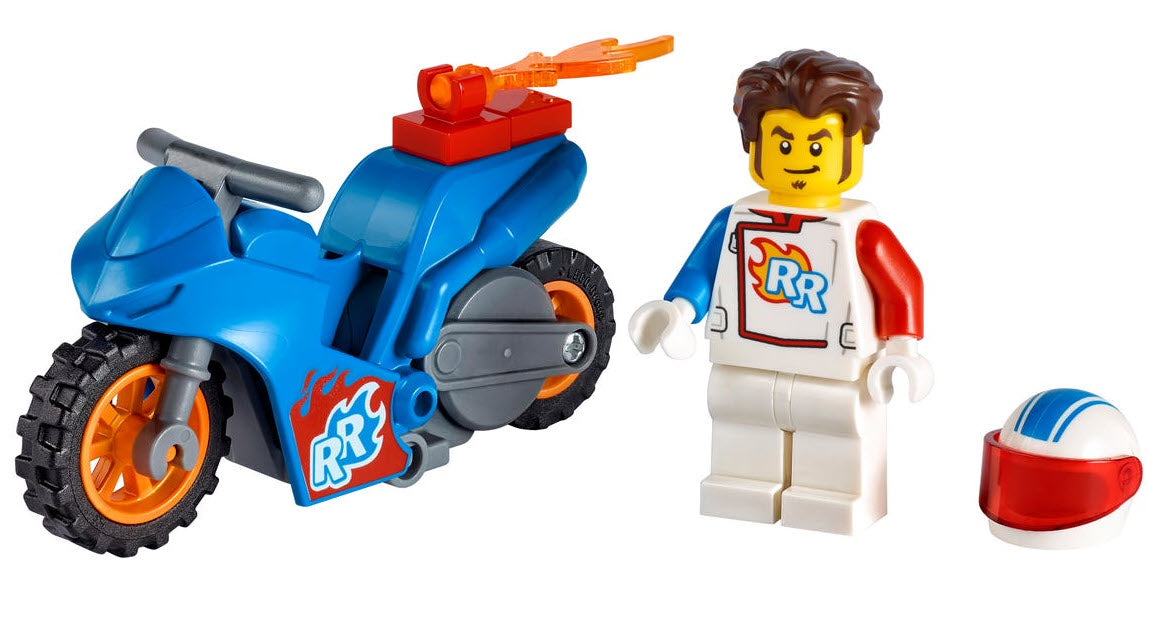 Inhalt: LEGO City 60298 Raketen-Stuntbike