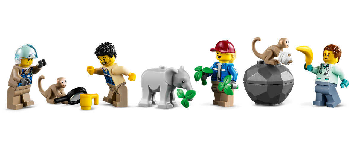 Minifiguren: LEGO City 60302 Tierrettungseinsatz