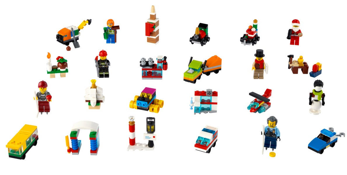 Inhalt: LEGO City 60303 Adventskalender 2021
