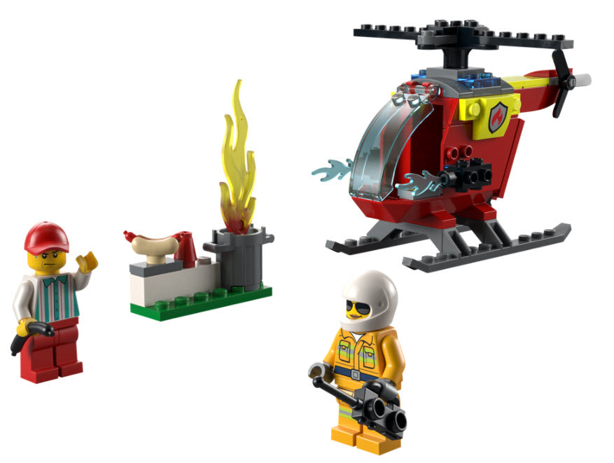 Inhalt: LEGO City 60318 Feuerwehrhubschrauber