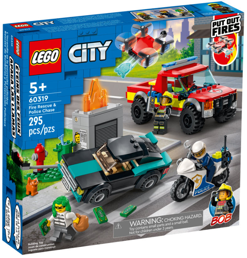 LEGO City 60319 Löscheinsatz und Verfolgungsjagd