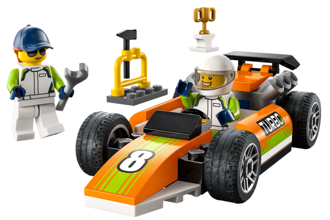 Inhalt: LEGO City 60322 Rennauto