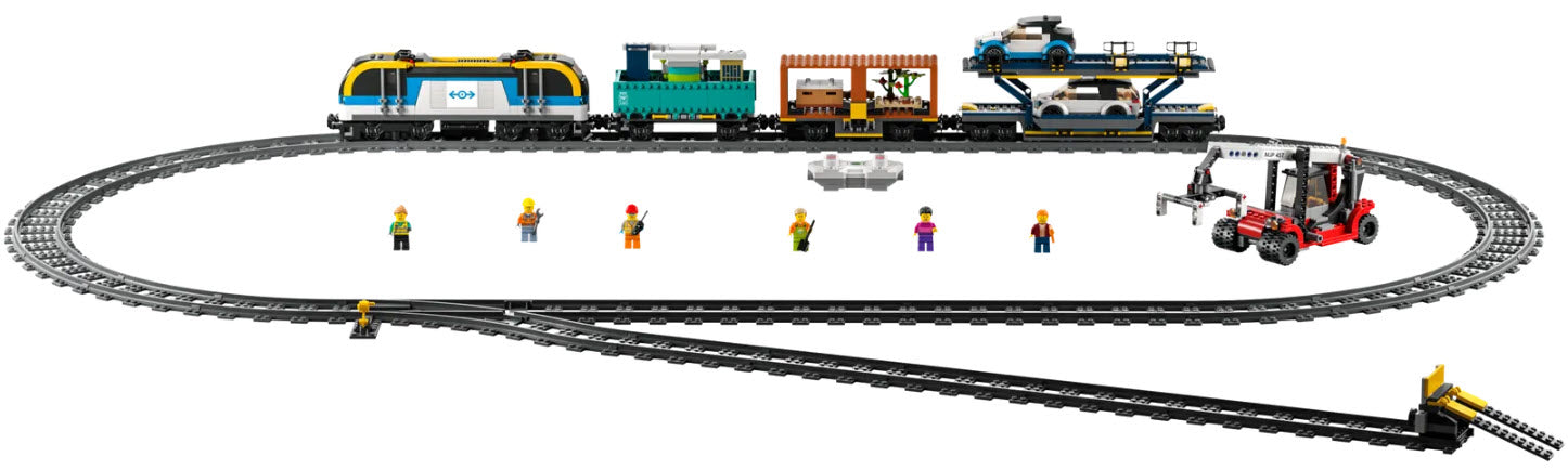 Minifiguren: LEGO City 60336 Güterzug