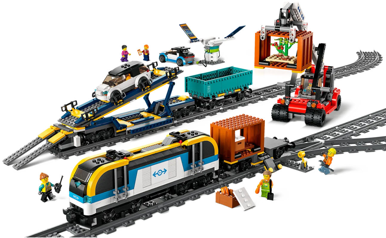 Inhalt: LEGO City 60336 Güterzug