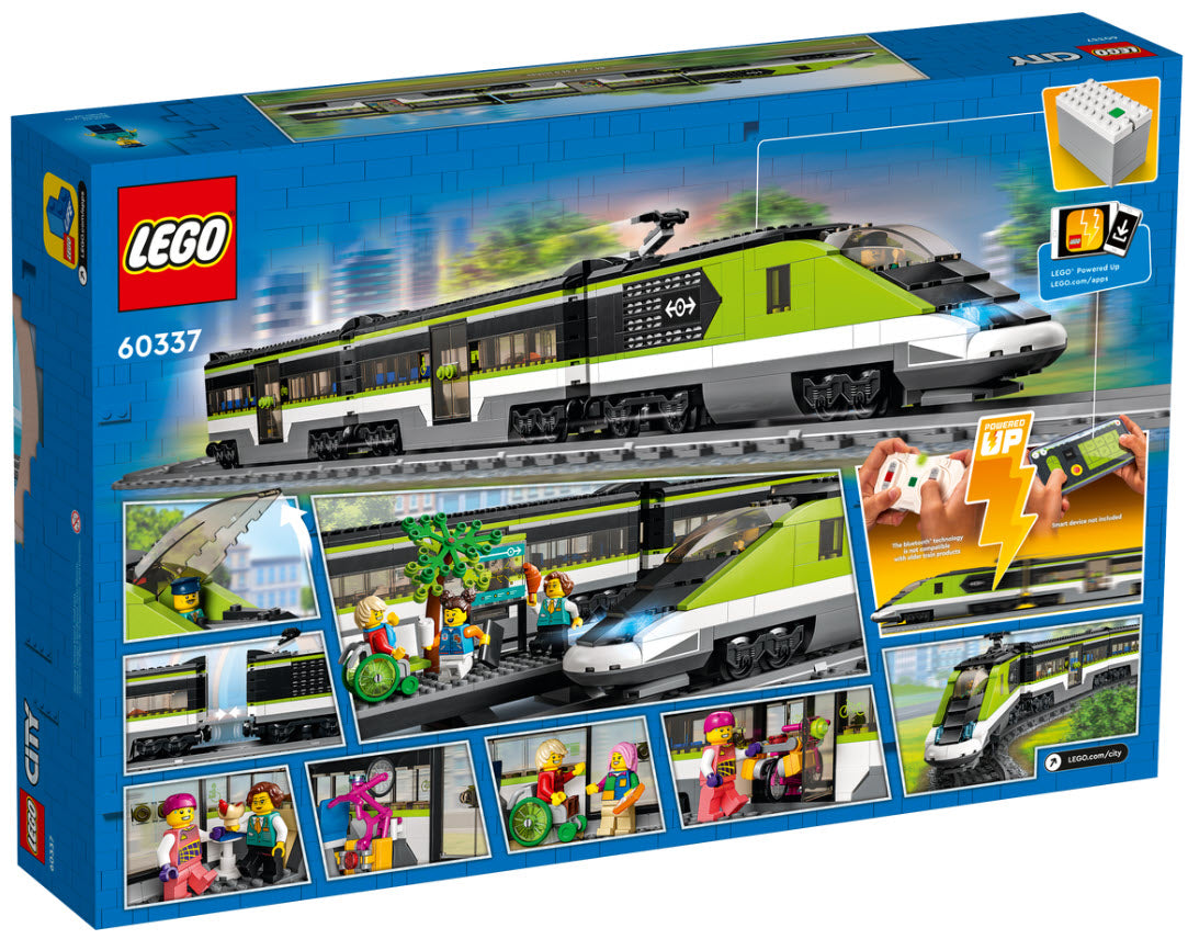Box Rückseite: LEGO City 60337 Personen-Schnellzug
