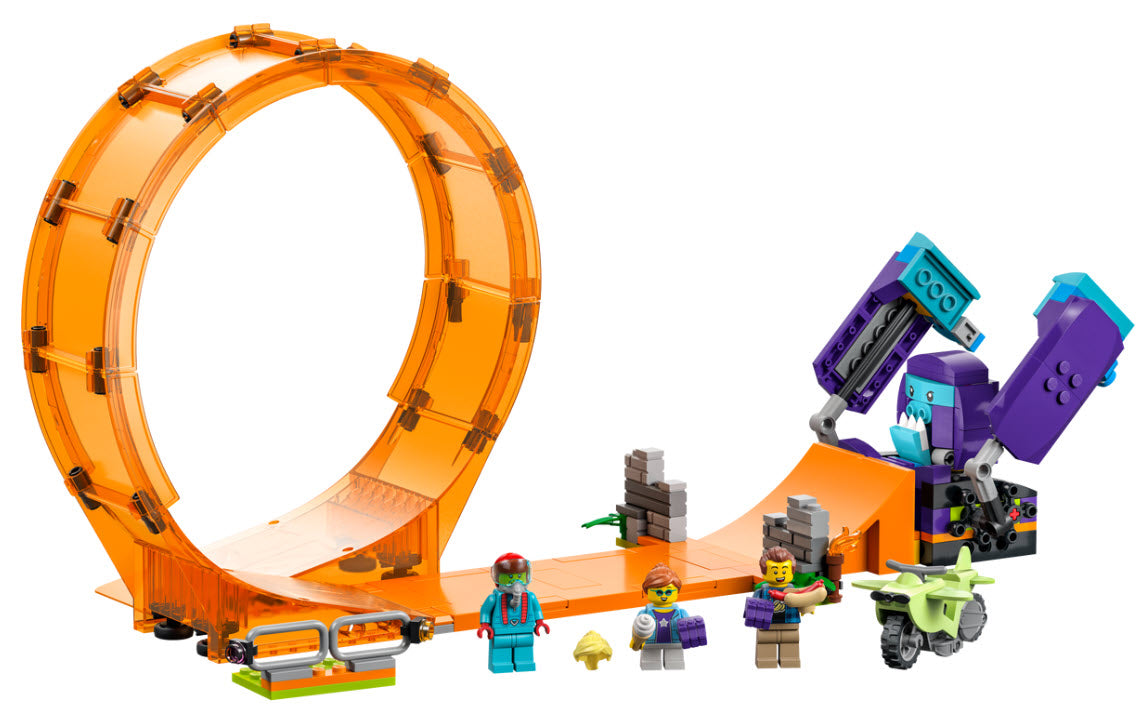 Inhalt: LEGO City 60338 Schimpansen-Stuntlooping