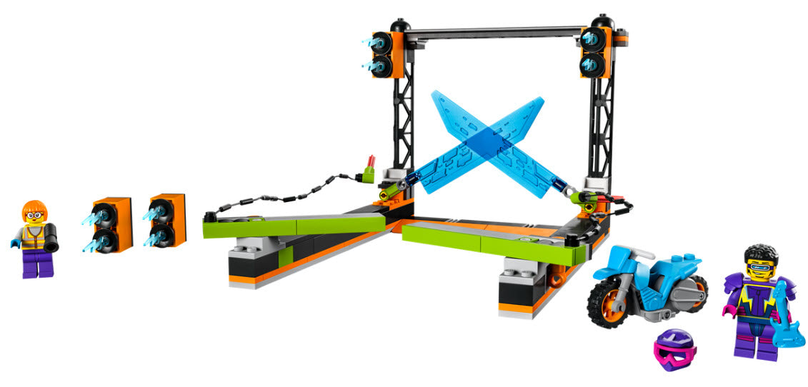 Inhalt: LEGO City 60340 Hindernis-Stuntchallenge