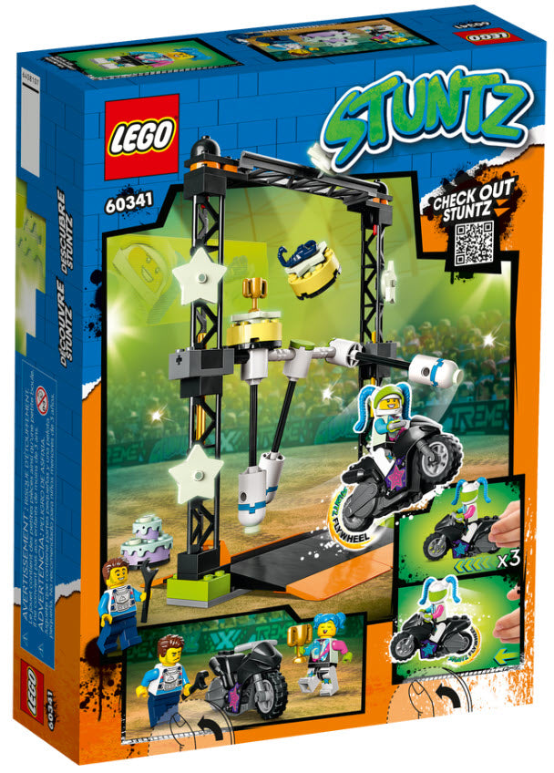 Box Rückseite: LEGO City 60341 Umstoß-Stuntchallenge