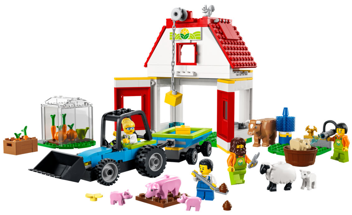 Inhalt: LEGO City 60346 Bauernhof mit Tieren