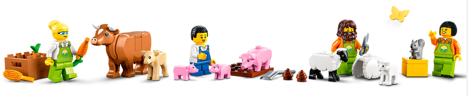 Minifiguren: LEGO City 60346 Bauernhof mit Tieren