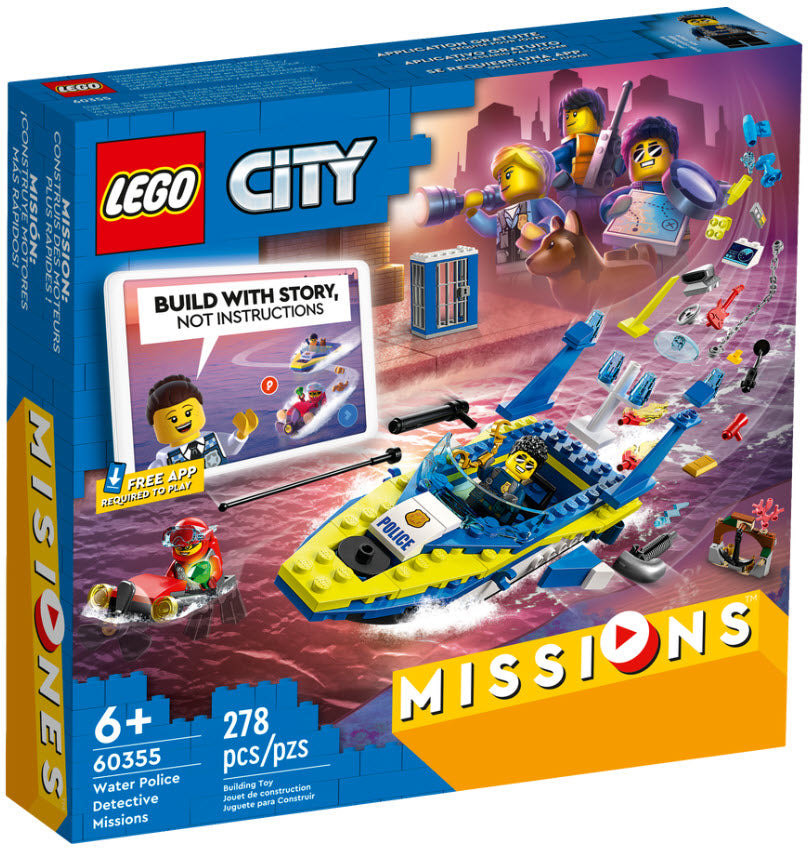 LEGO City 60355 Detektivmissionen der Wasserpolizei