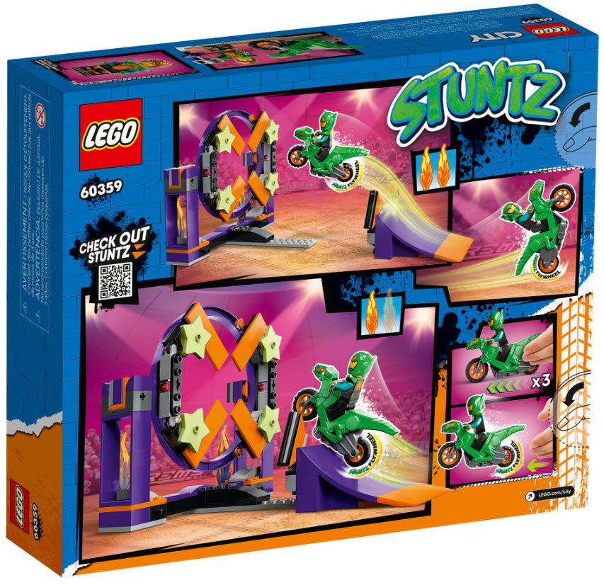 Box Rückansicht: LEGO City 60359 Sturzflug-Challenge