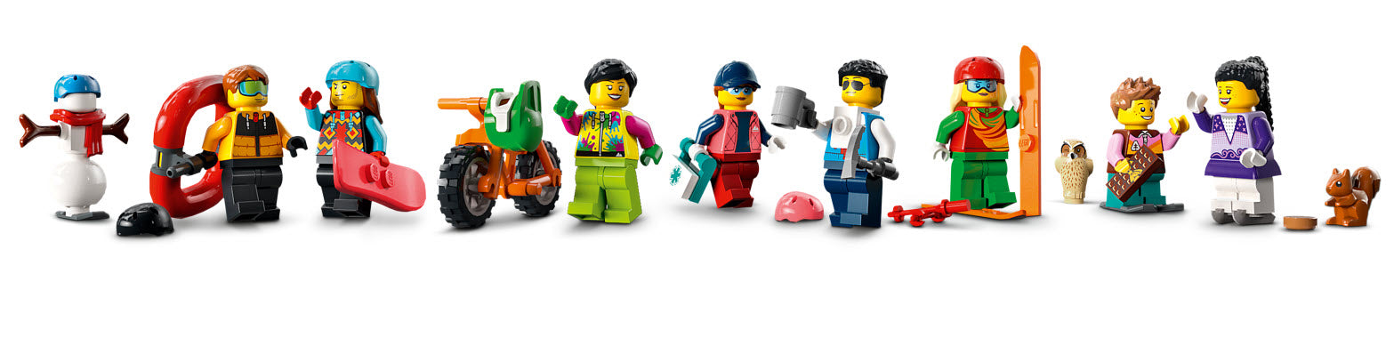 Minifiguren: LEGO City 60366 Wintersportpark