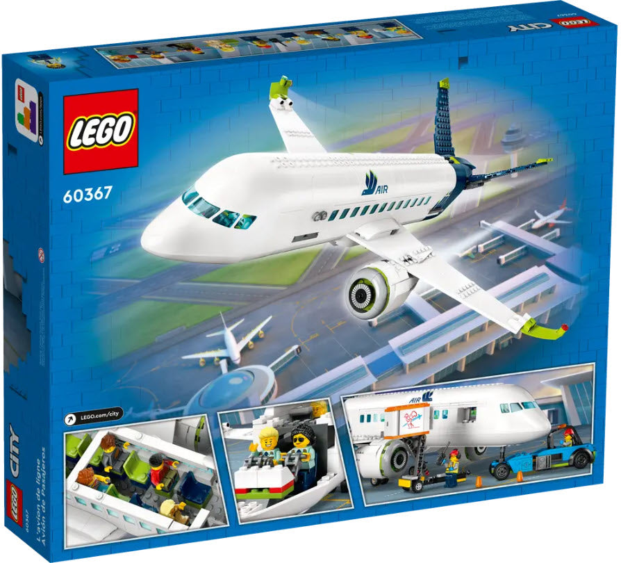 Box Rückansicht: LEGO City 60367 Passagierflugzeug