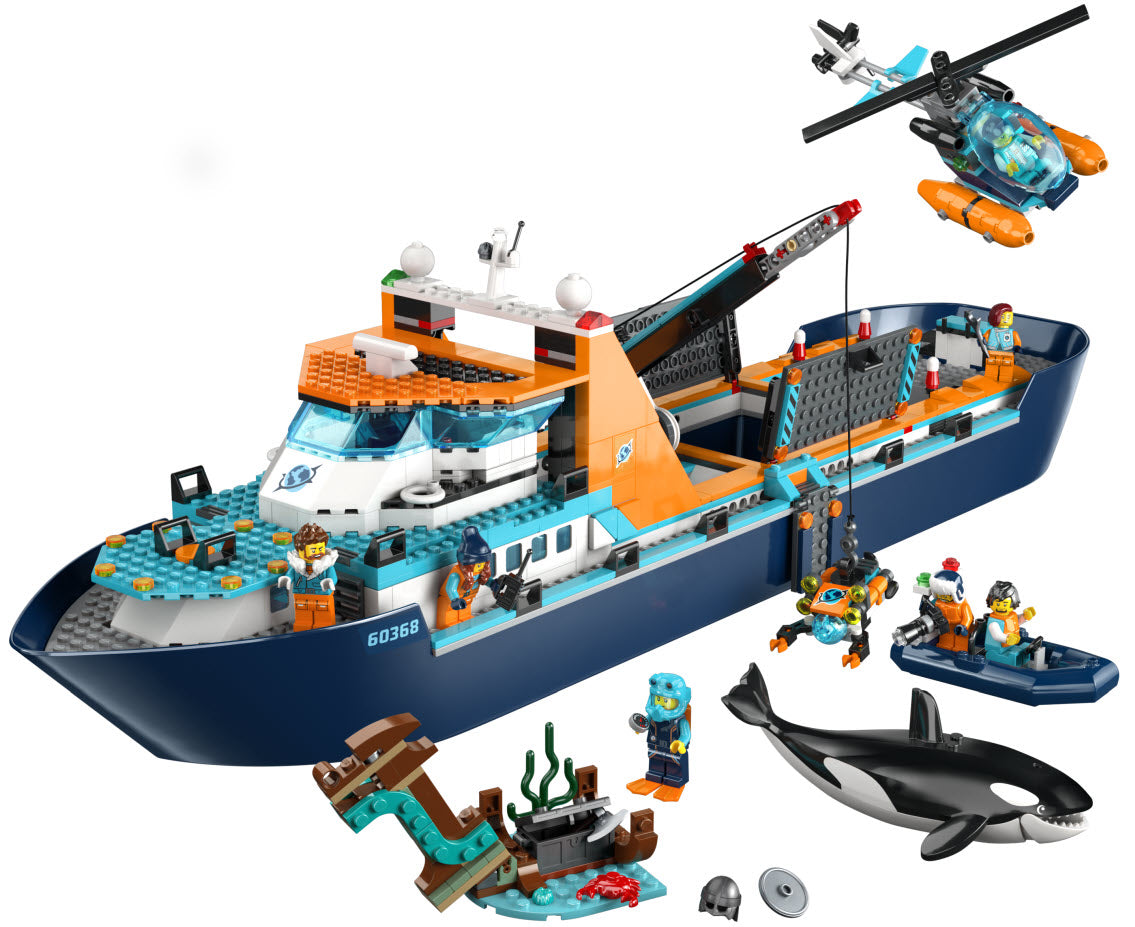 Inhalt: LEGO City 60368 Arktis-Forschungsschiff
