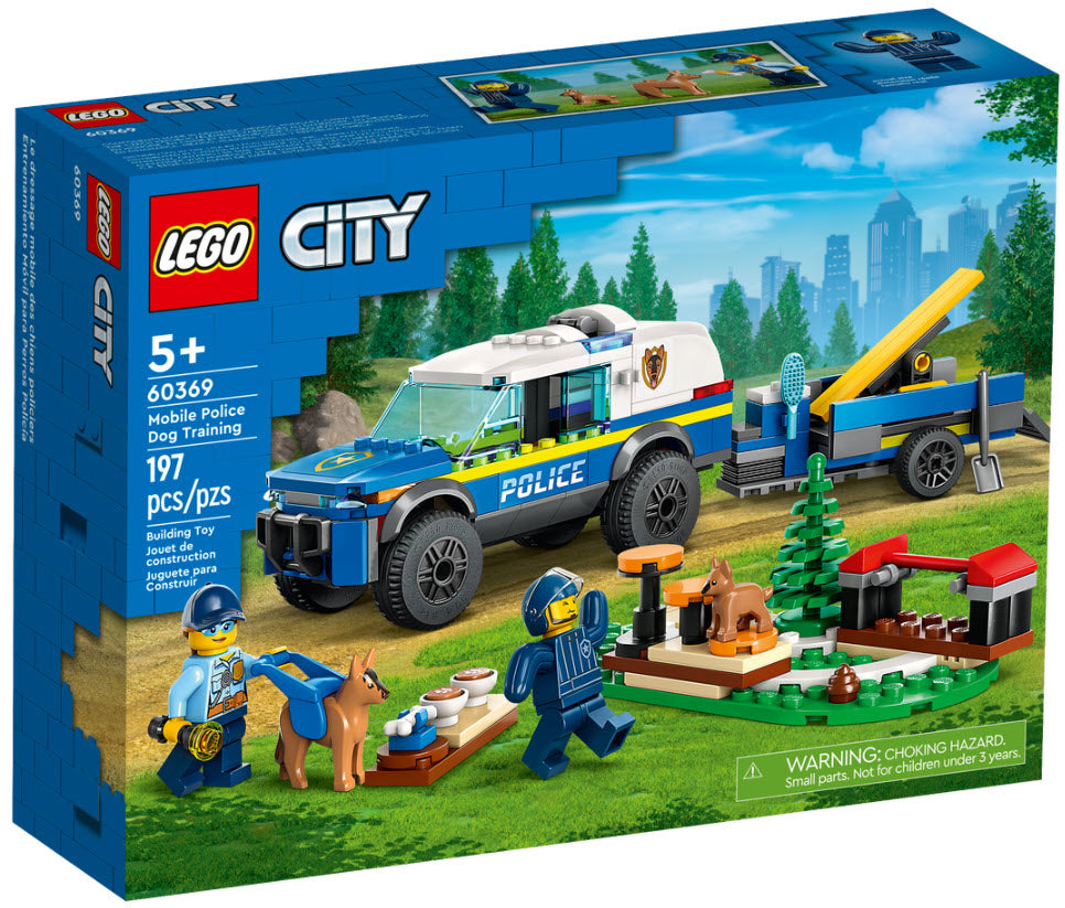 LEGO City 60369 Mobiles Polizeihunde-Training