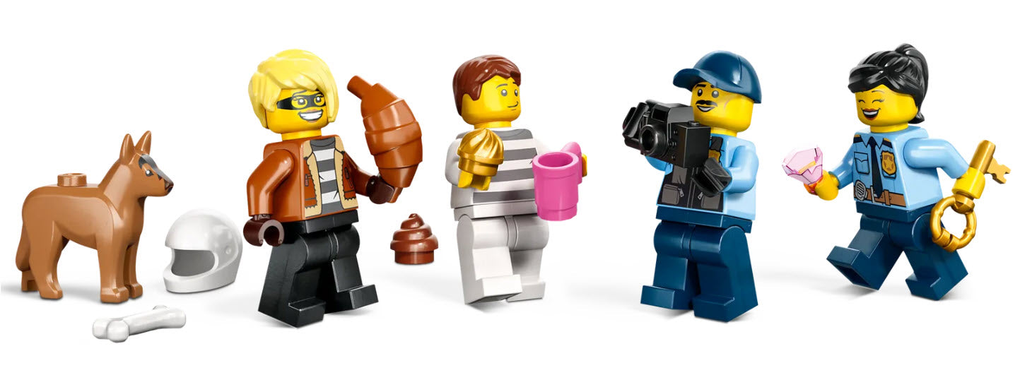 Minifiguren: LEGO City 60370 Ausbruch aus der Polizeistation