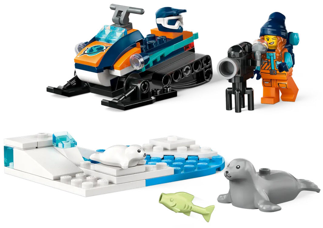 Minifiguren: LEGO City 60376 Arktis-Schneemobil