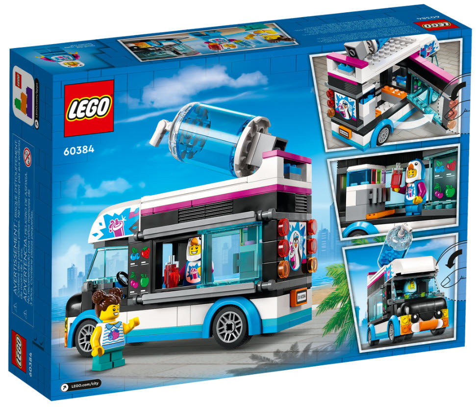 Box Rückansicht: LEGO City 60384 Slush-Eiswagen