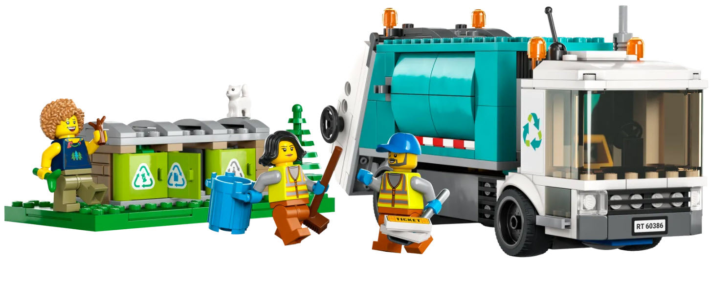 Inhalt: LEGO City 60386 Müllabfuhr