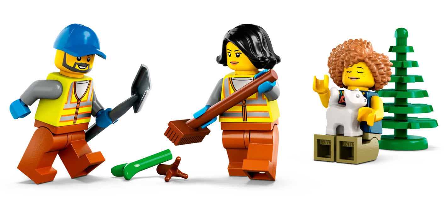Minifiguren: LEGO City 60386 Müllabfuhr