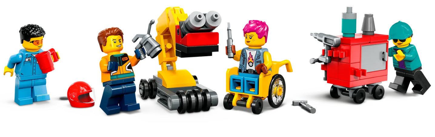 Minifiguren: LEGO City 60389 Autowerkstatt