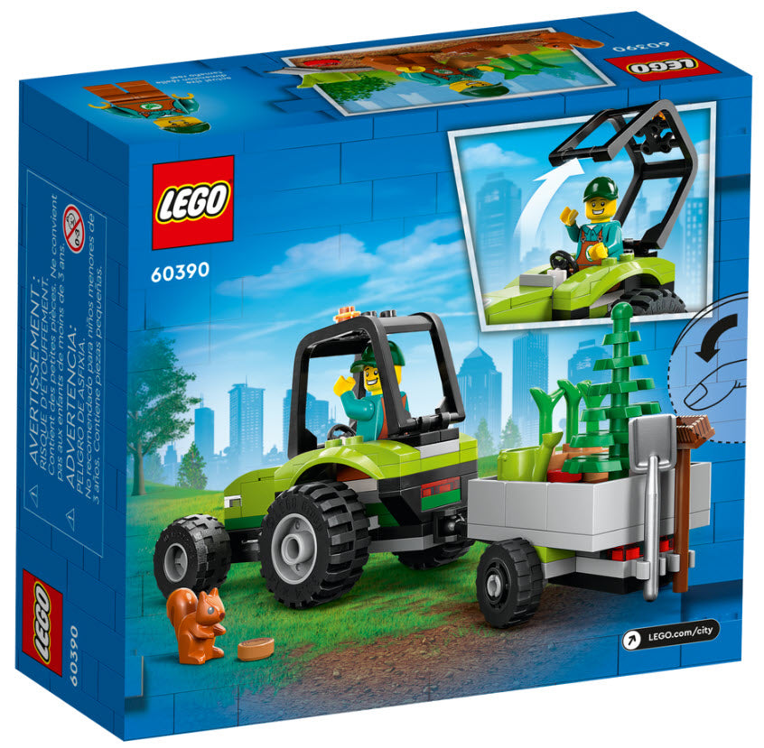 Box Rückansicht: LEGO City 60390 Kleintraktor