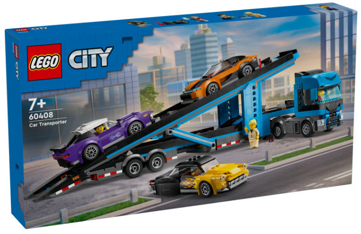 LEGO City 60408 Autotransporter mit Sportwagen
