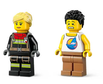 Minifiguren: LEGO City 60410 Feuerwehrmotorrad