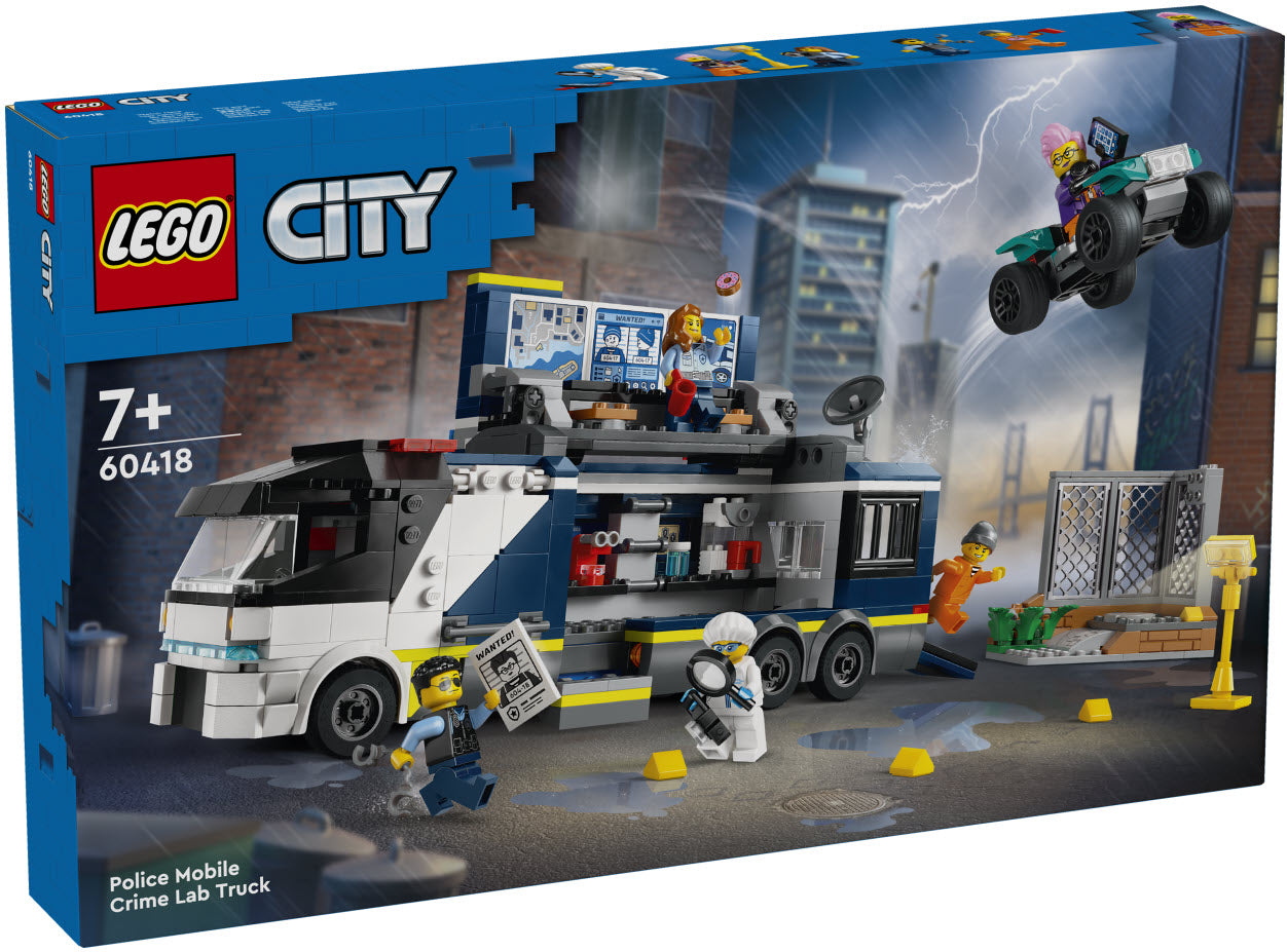 LEGO City 60418 Polizeitruck mit Labor