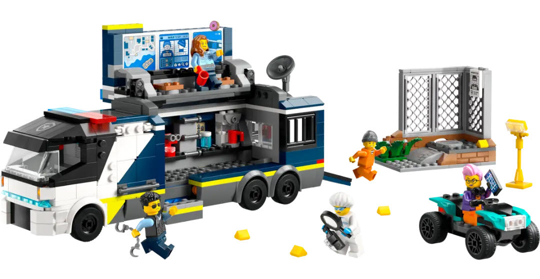 Inhalt: LEGO City 60418 Polizeitruck mit Labor