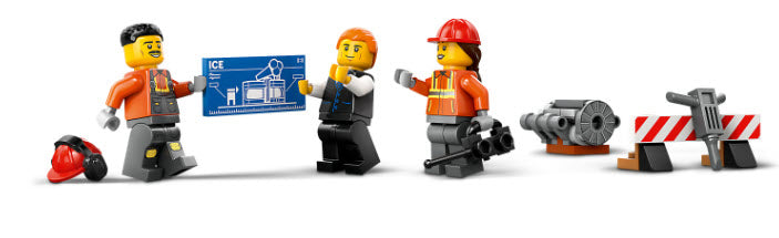 Minifiguren: LEGO City 60420 Raupenbagger