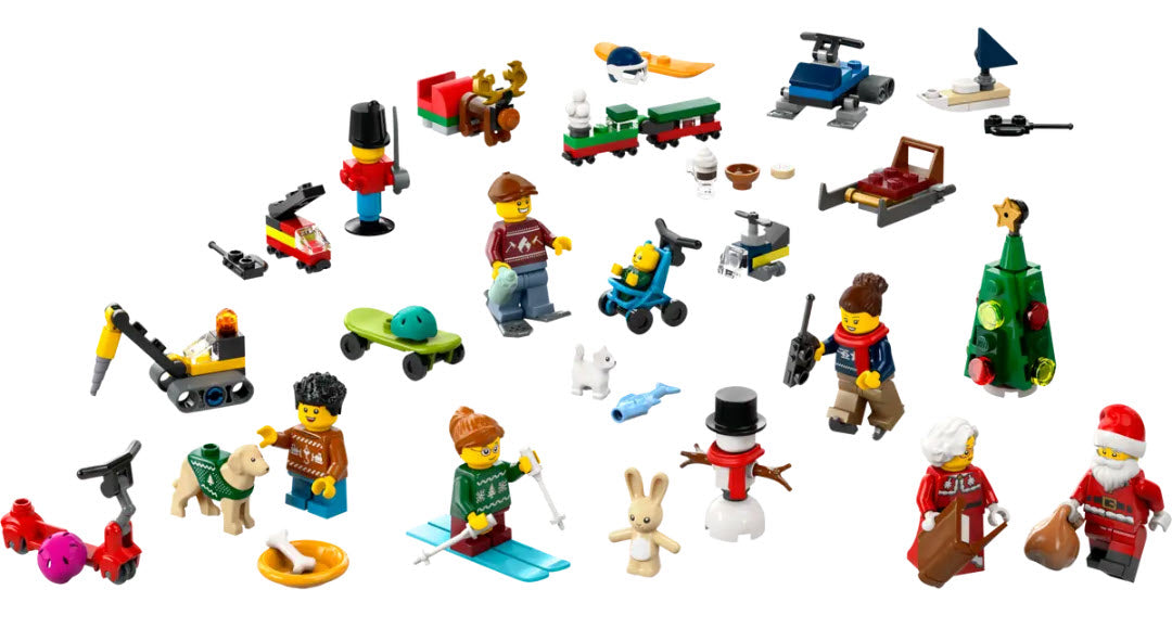 Inhalt: LEGO City 60436 Adventskalender 2024