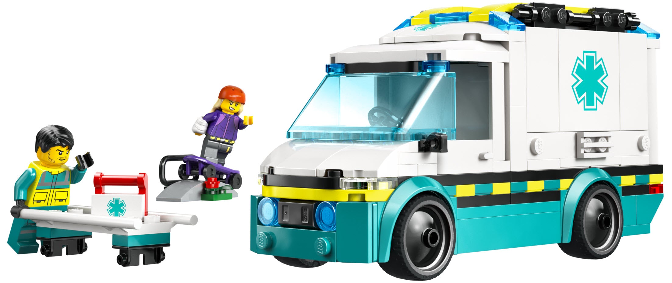 Inhalt: LEGO City 60451 Rettungswagen