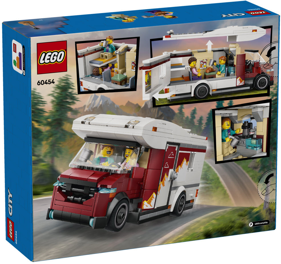 Box Rückseite: LEGO City 60454 Abenteuer-Wohnmobil