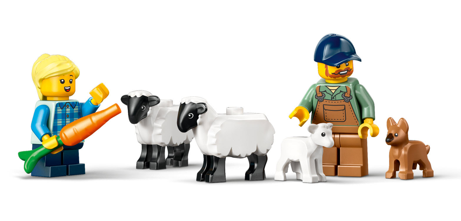 Minifiguren: LEGO City 60461 Traktor mit Anhänger