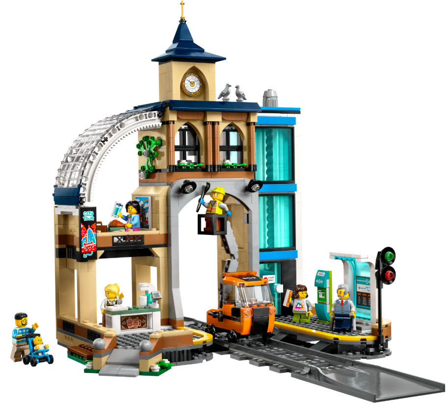 Inhalt: LEGO City 60469 Hauptbahnhof